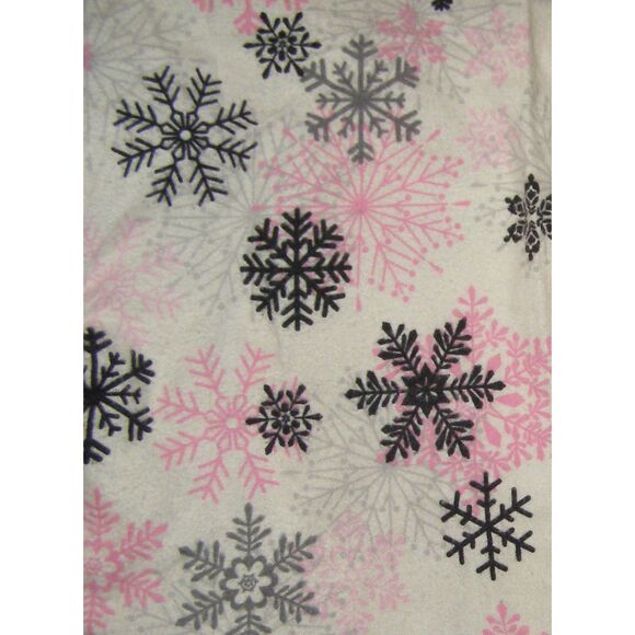 JOE BOXER Snowflake Print Plus Sz 4X Soft Flannel 2 Pc Comfy Pajama Lounge Set - Picture 4 of 4